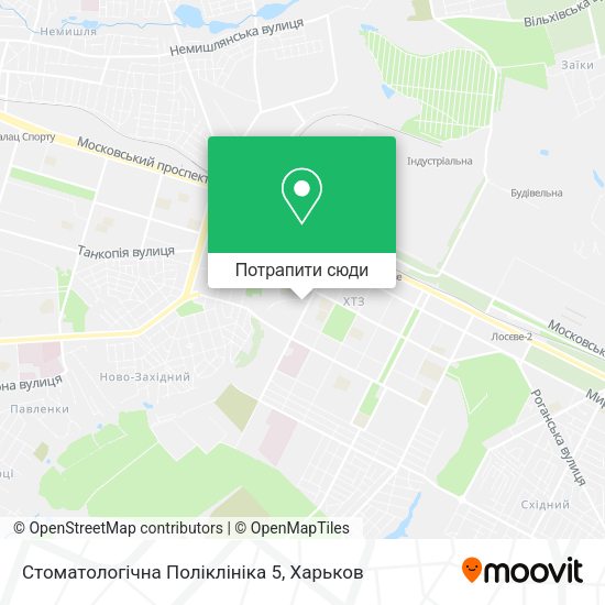 Карта Стоматологічна Поліклініка 5