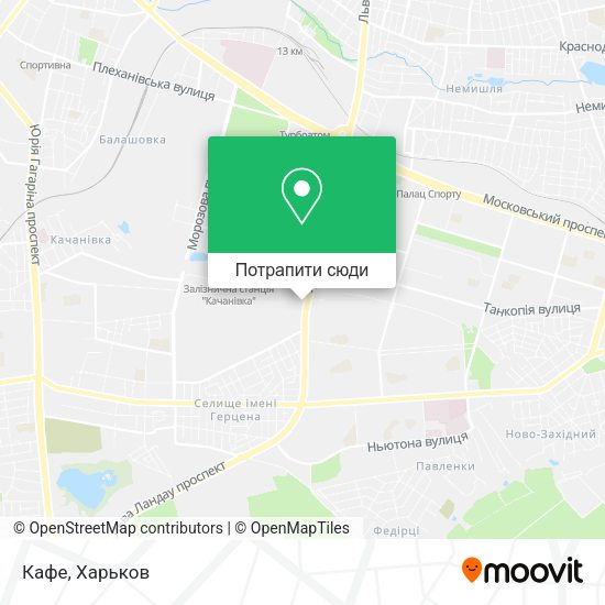 Карта Кафе