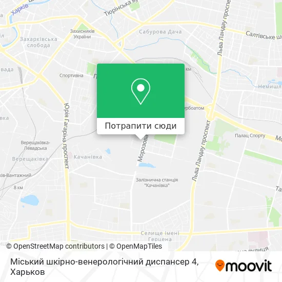 Карта Міський шкірно-венерологічний диспансер 4