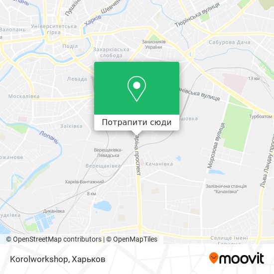 Карта Korolworkshop