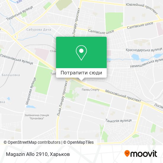 Карта Magazin Allo 2910