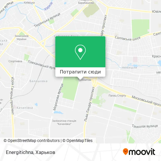 Карта Energitichna