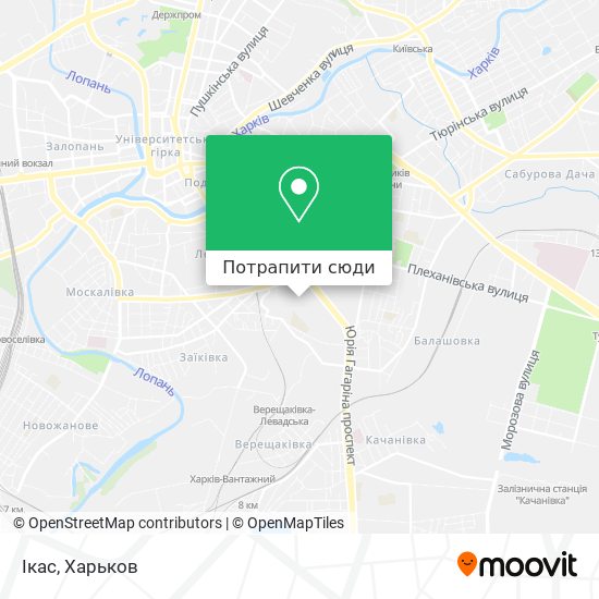 Карта Ікас
