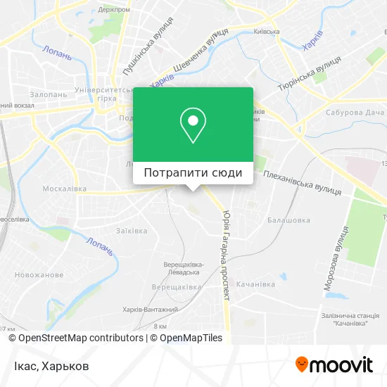 Карта Ікас