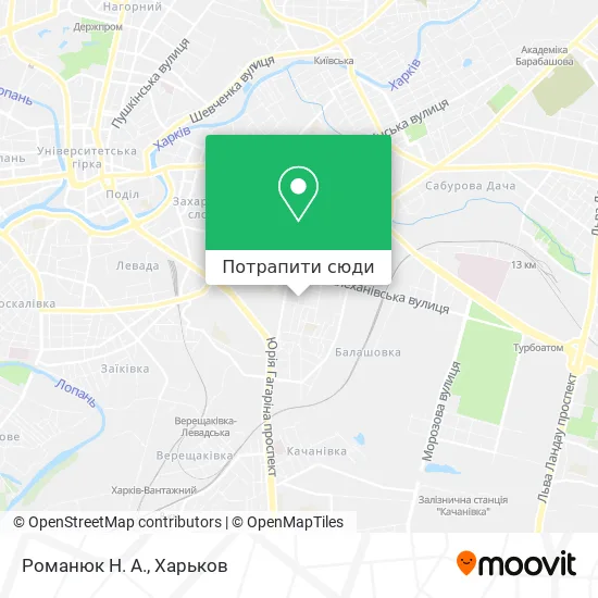 Карта Романюк Н. А.