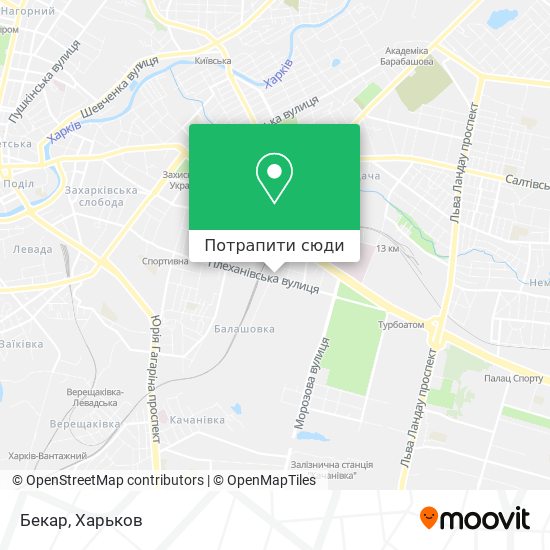 Карта Бекар