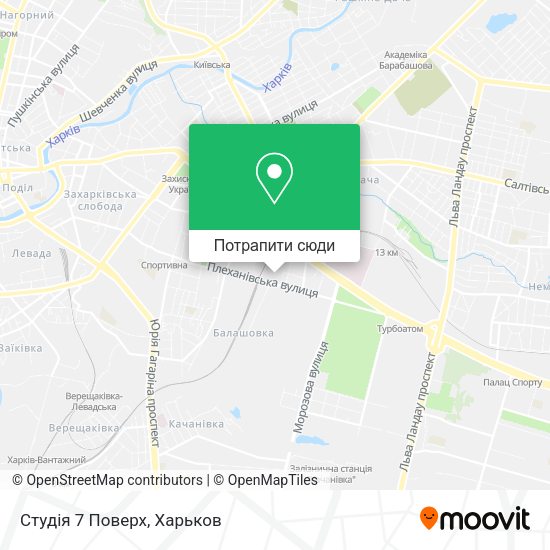 Карта Студія 7 Поверх