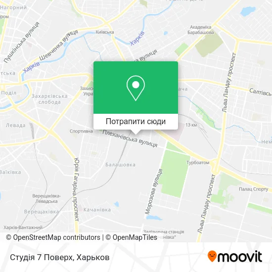 Карта Студія 7 Поверх