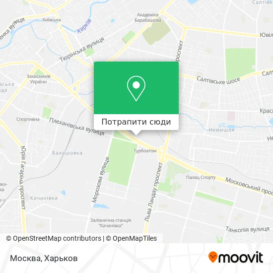 Карта Москва