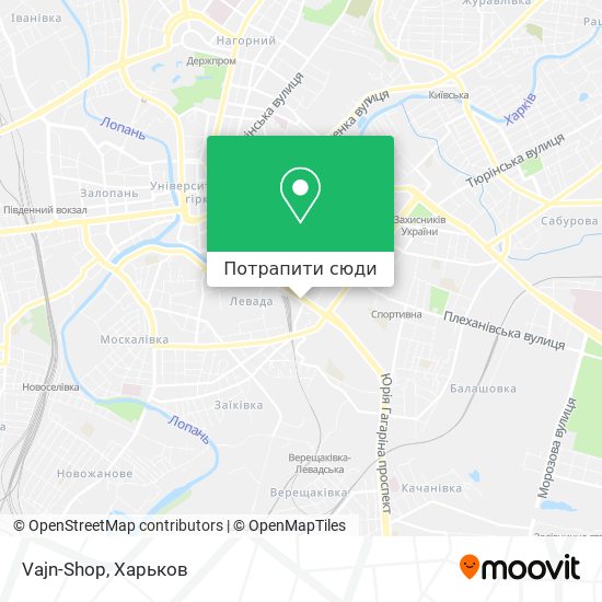 Карта Vajn-Shop