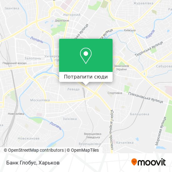 Карта Банк Глобус