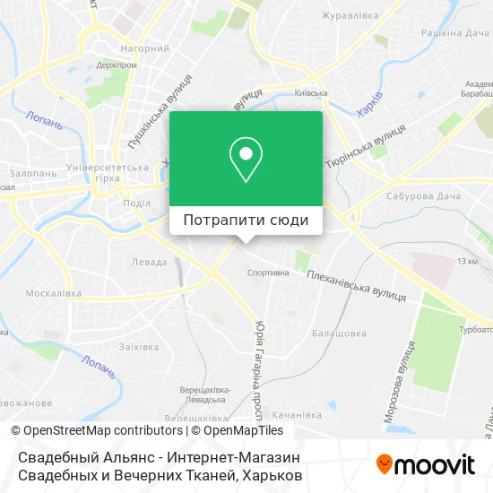 Карта Свадебный Альянс - Интернет-Магазин Свадебных и Вечерних Тканей