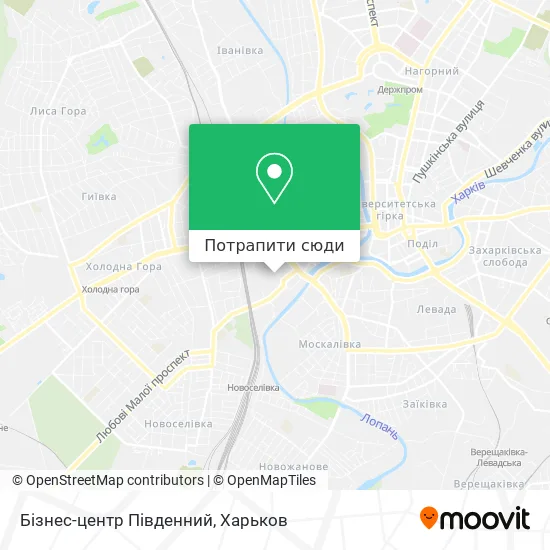 Карта Бізнес-центр Південний