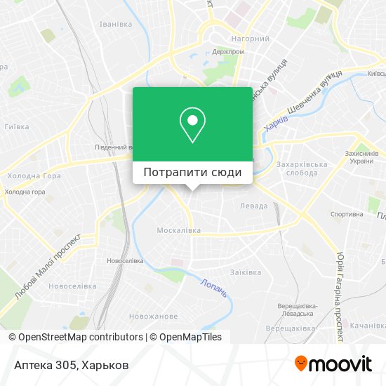 Карта Аптека 305