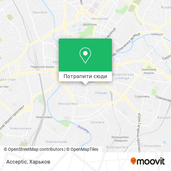 Карта Acceptic