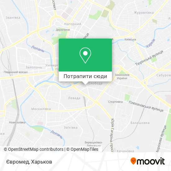 Карта Євромед