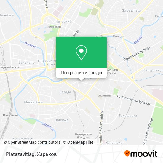 Карта Platazavitjag