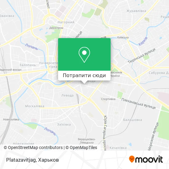 Карта Platazavitjag