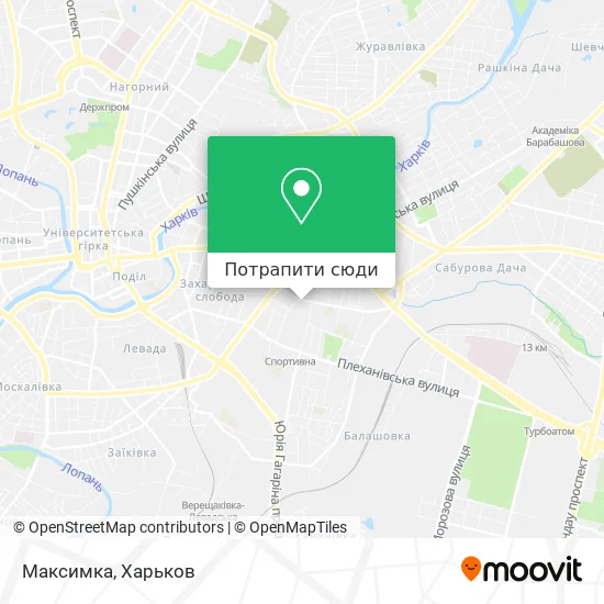 Карта Максимка