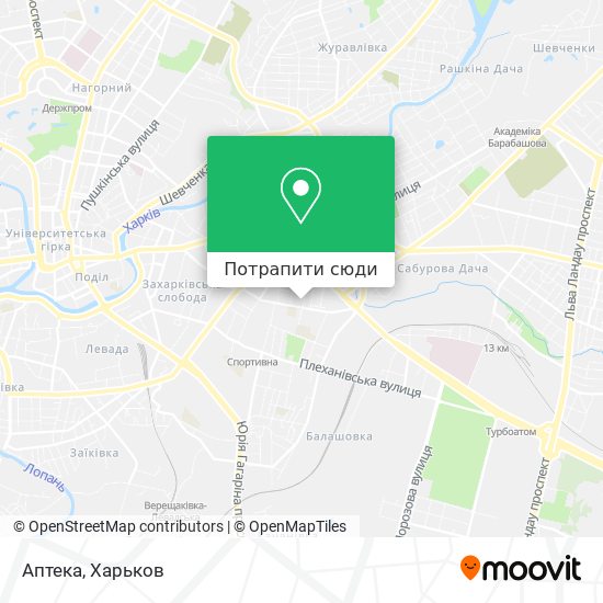 Карта Аптека