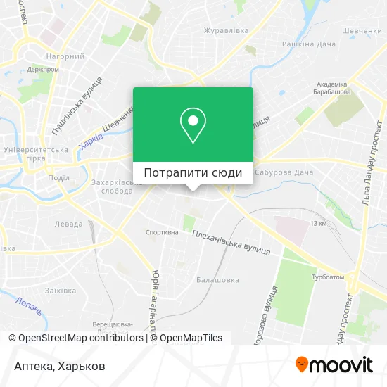 Карта Аптека