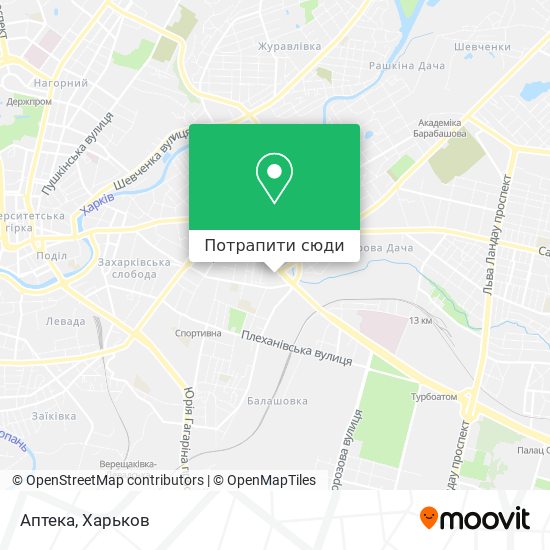 Карта Аптека