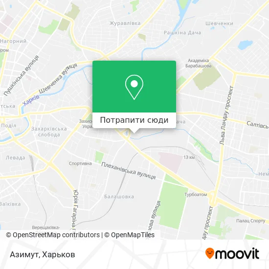 Карта Азимут