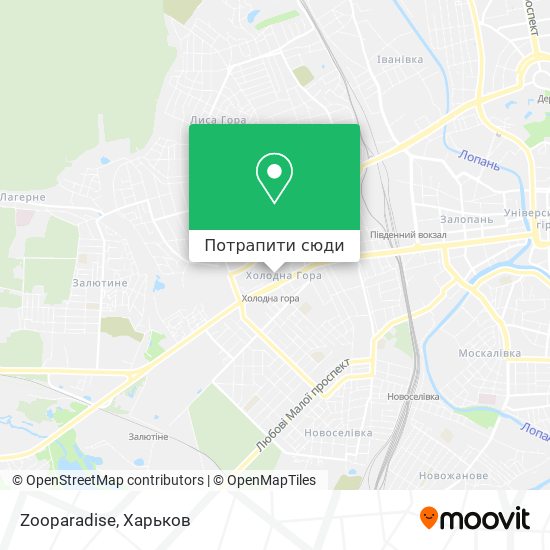 Карта Zooparadise