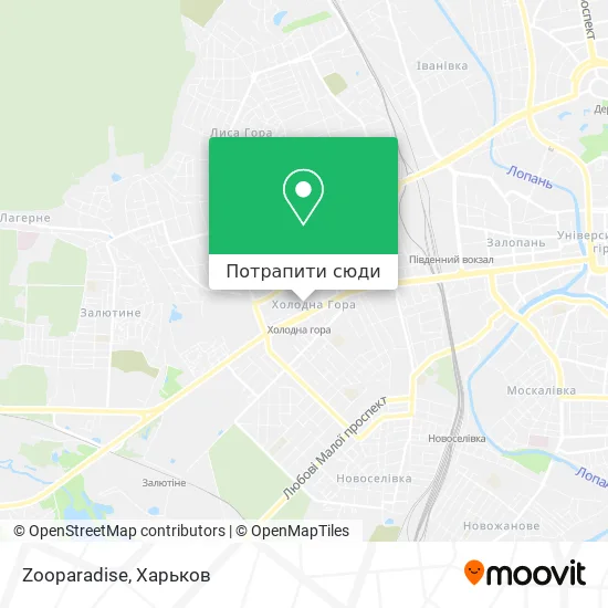 Карта Zooparadise