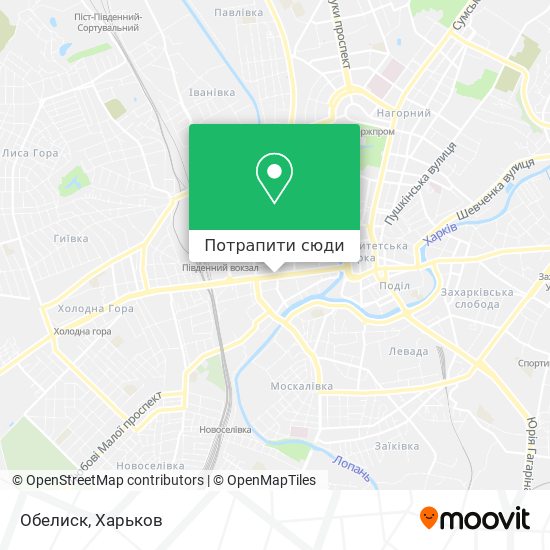 Карта Обелиск