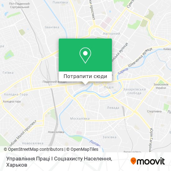 Карта Управління Праці І Соцзахисту Населення