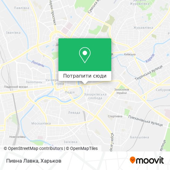 Карта Пивна Лавка