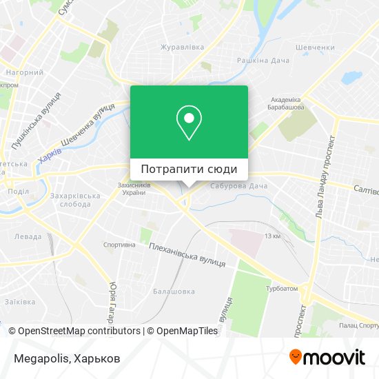 Карта Megapolis