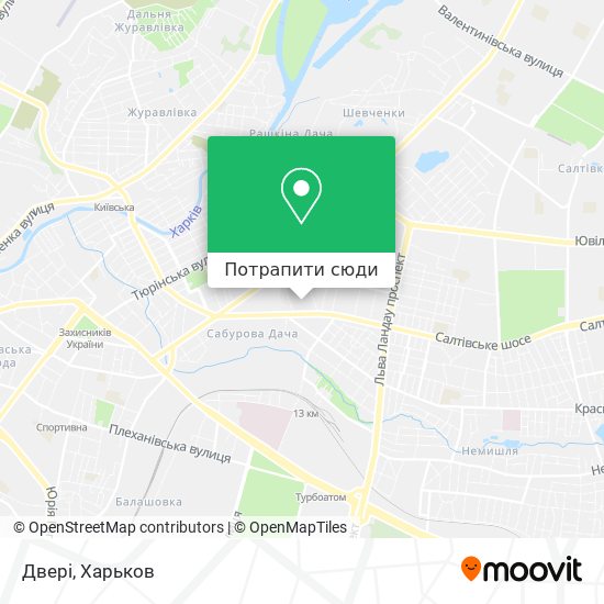 Карта Двері