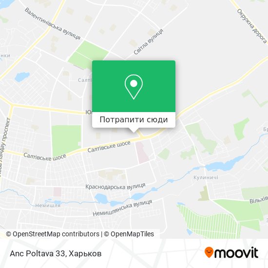 Карта Anc Poltava 33