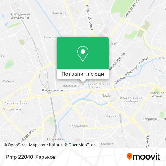 Карта Pnfp 22040