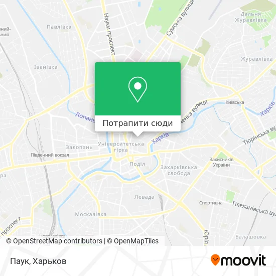 Карта Паук