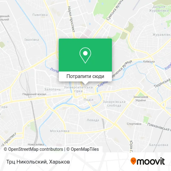 Карта Трц Никольский