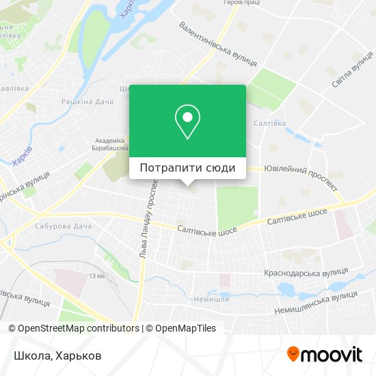 Карта Школа