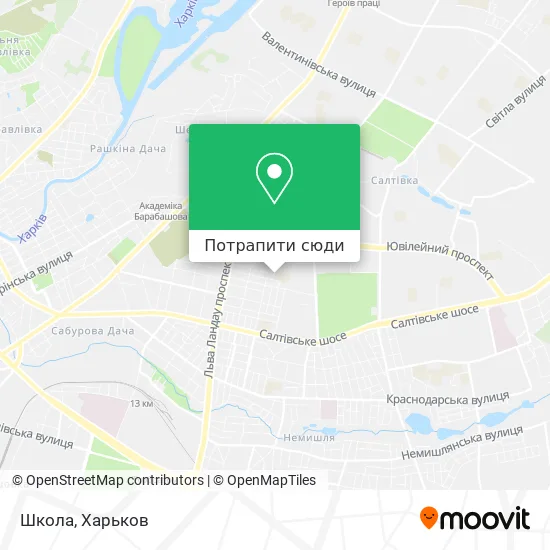 Карта Школа