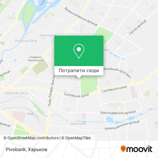 Карта Pivobank