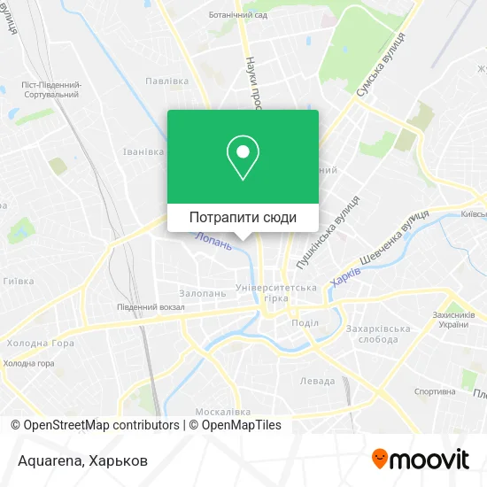 Карта Aquarena