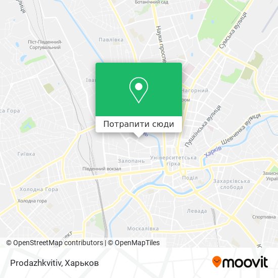 Карта Prodazhkvitiv