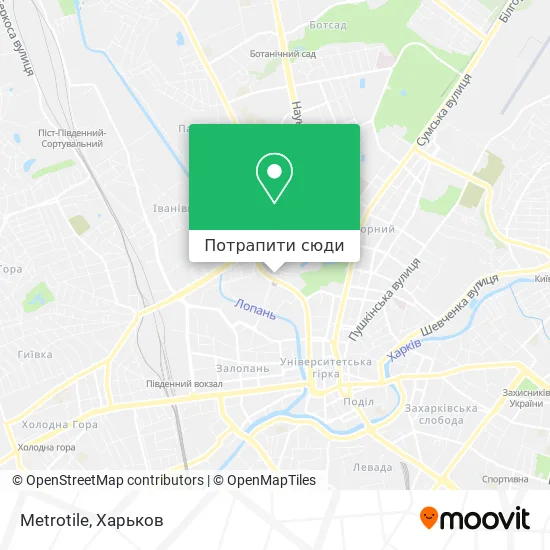 Карта Metrotile
