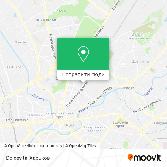 Карта Dolcevita