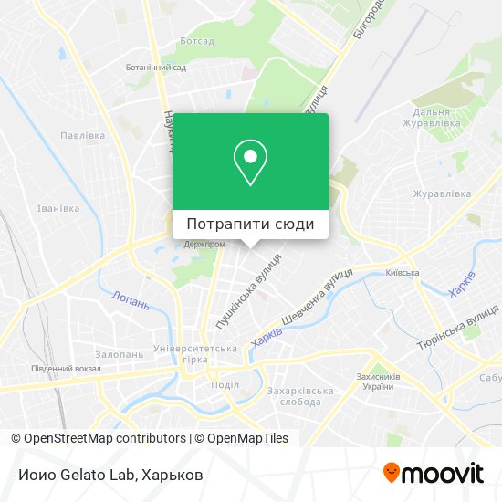 Карта Иоио Gelato Lab