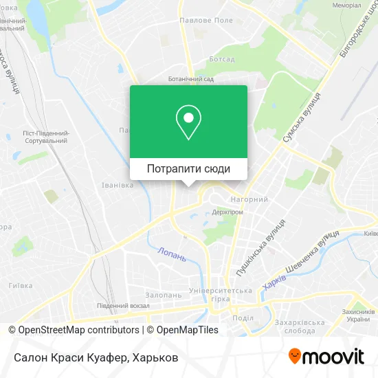 Карта Салон Краси Куафер