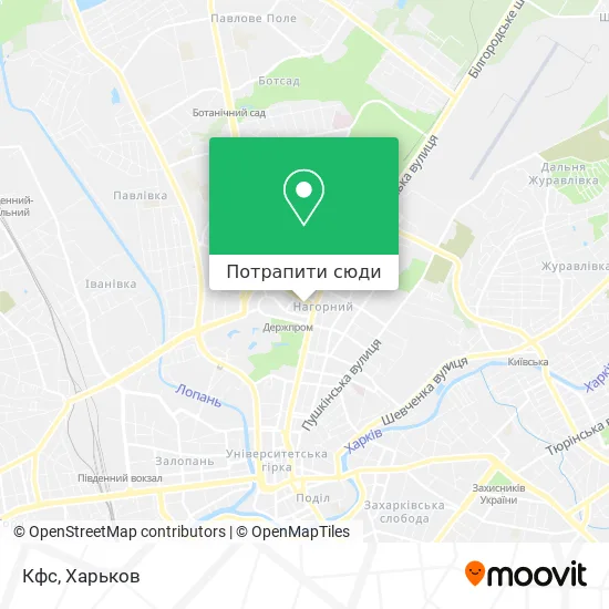 Карта Кфс