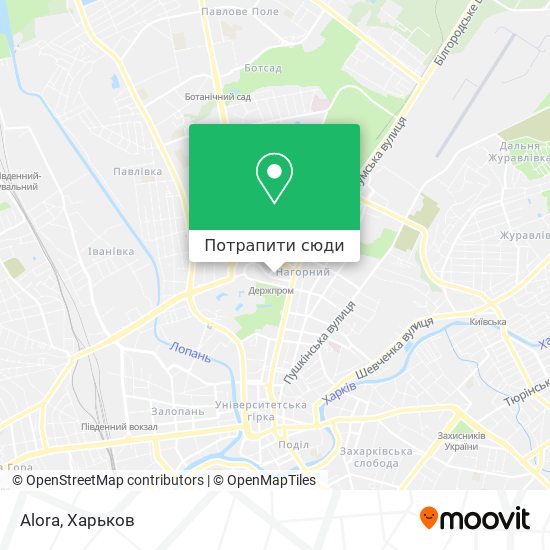 Карта Alora