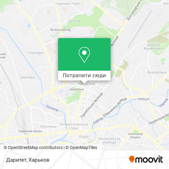 Карта Даритет